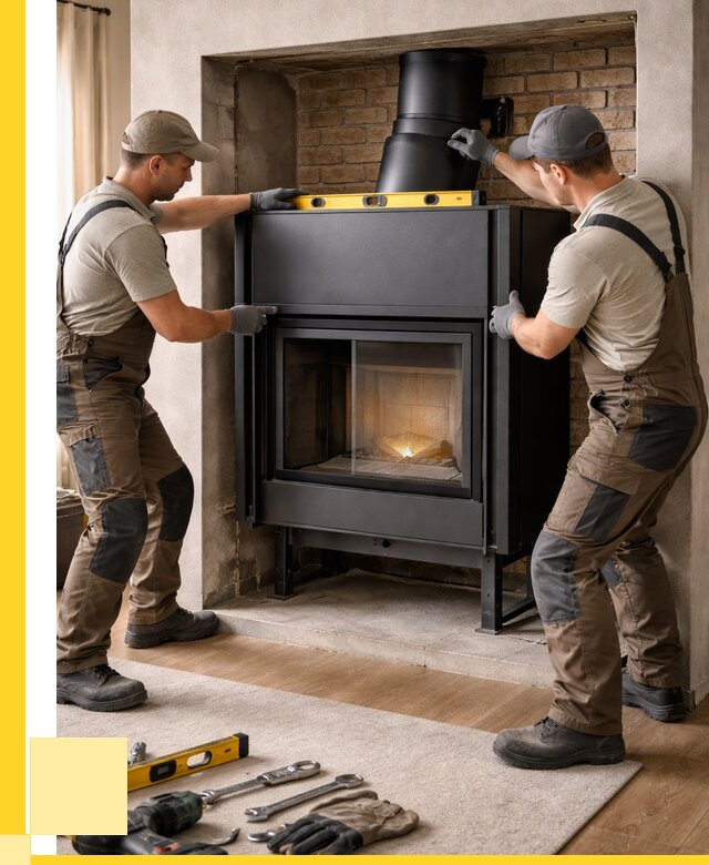 Установка каминных топок в Курчатове под ключ от 18338 р. | ЭриданКрч