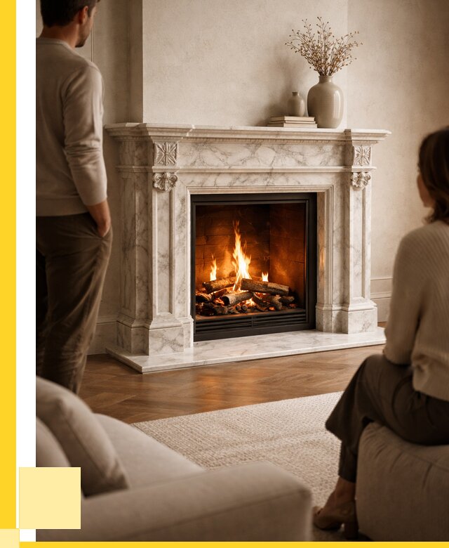 Мраморные камины под ключ в Курчатове от 254700 р. | ЭриданКрч