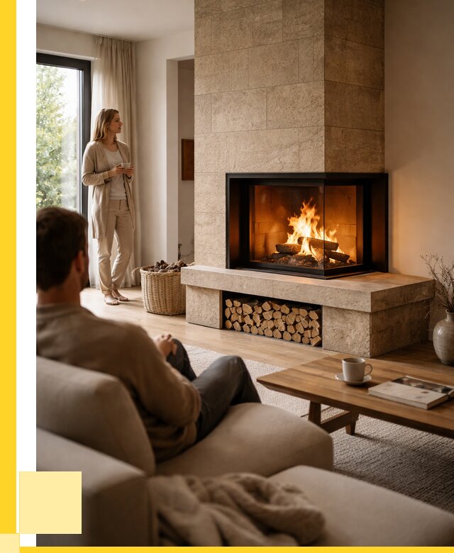 Угловые камины из кирпича установка в Курчатове от 152820 р. ЭриданКрч