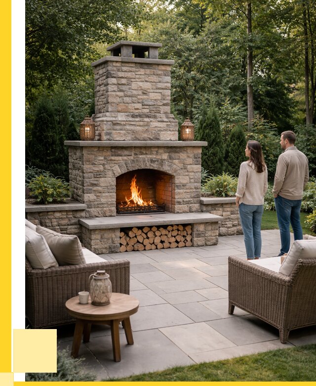 Уличные камины из кирпича в Курчатове от 152820 р. | ЭриданКрч