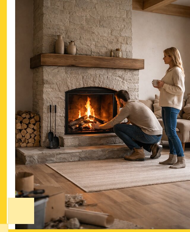 Камины для загородного дома в Курчатове от 356580 р., ЭриданКрч