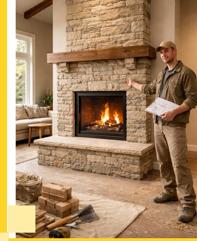 Камины под ключ в Курчатове от 183384 р. | ЭриданКрч — установка