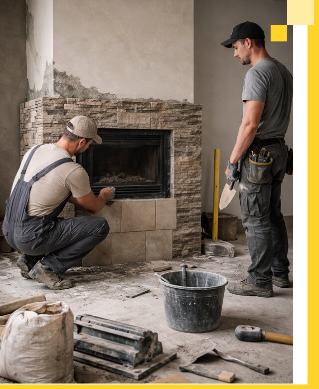 Камины под ключ в Курчатове: проект, изготовление и монтаж