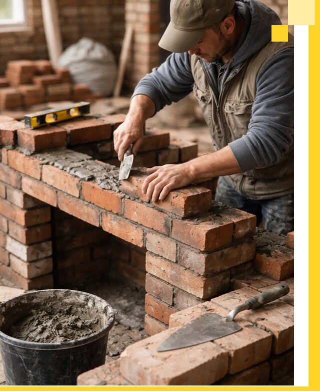 Кладка каминов под ключ в Курчатове профессиональная отделка и монтаж