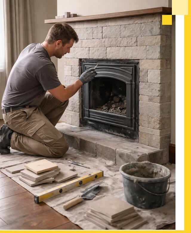 Профессиональный ремонт каминов в Курчатове восстановление и сервис