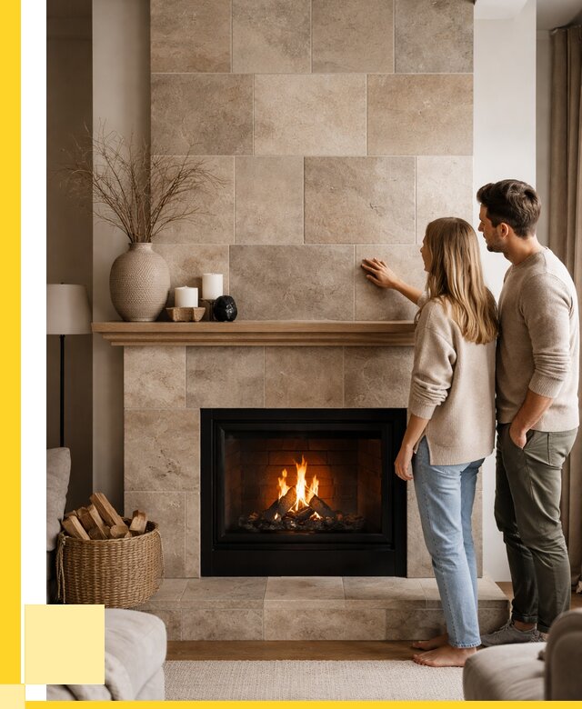 Облицовка каминов керамогранитом в Курчатове от 4585 р. | ЭриданКрч