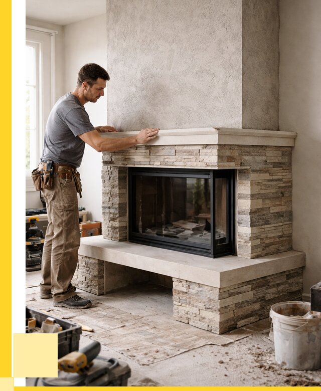 Изготовление каминов под ключ в Курчатове от 152820 р. | ЭриданКрч