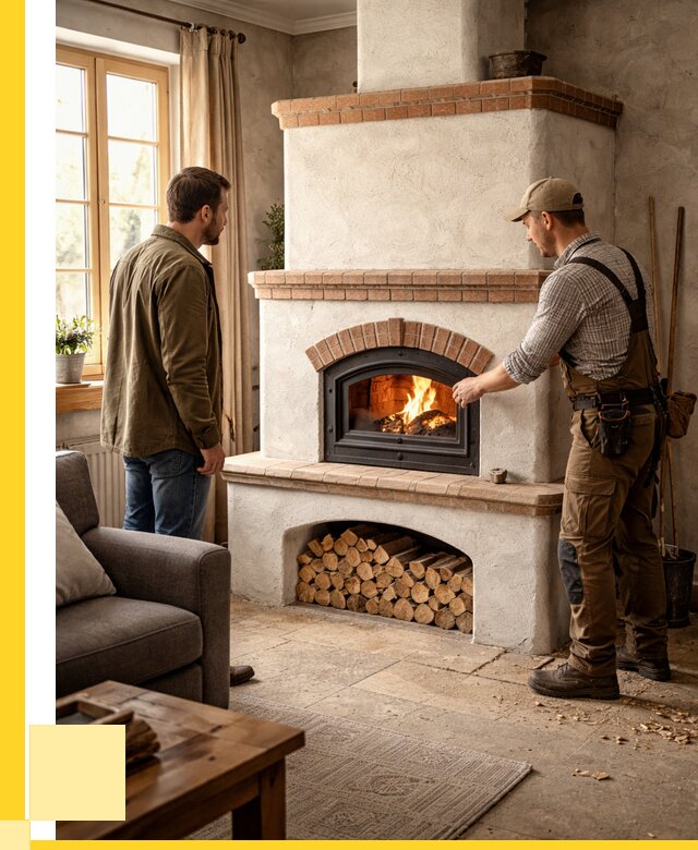 Печи камины в Курчатове: кирпичные, изразцовые от 61128 р. | ЭриданКрч