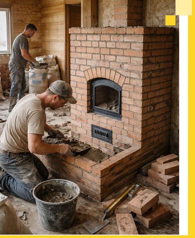 Профессиональное строительство печей в Курчатове под ключ