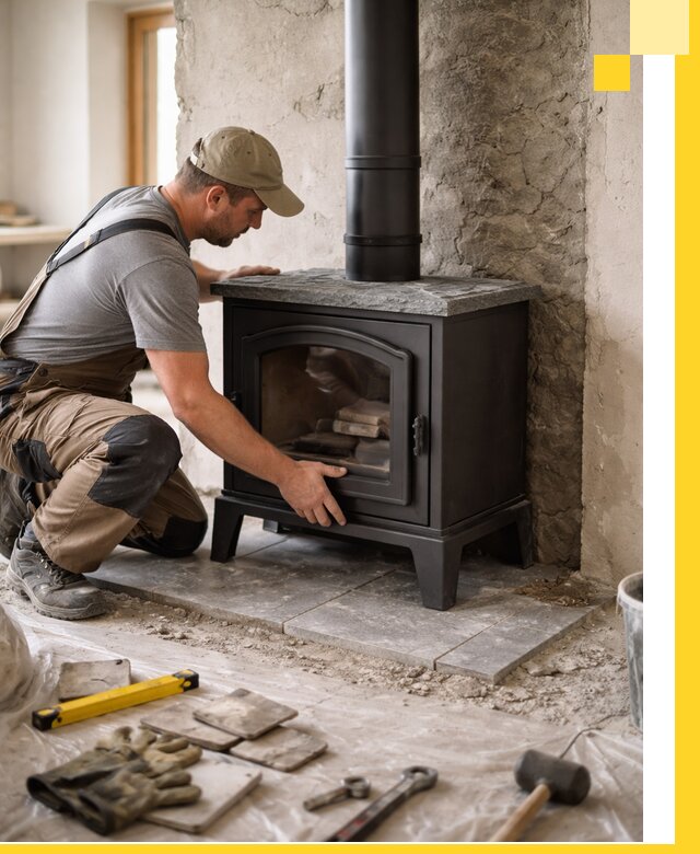 Профессиональный монтаж печей и каминов в Курчатове под ключ