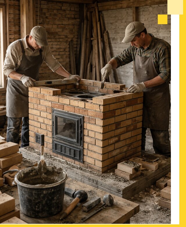 Изготовление и установка варочных печей под ключ в Курчатове