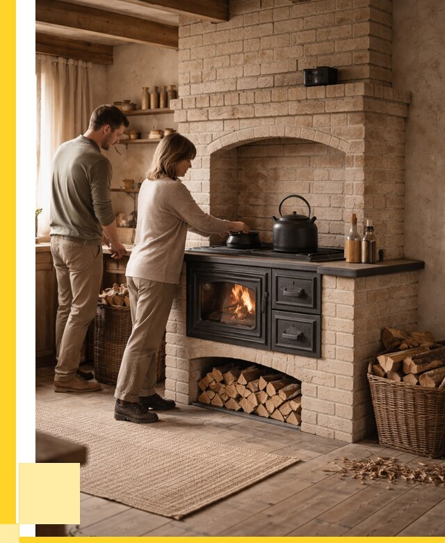 Печи с плитой в Курчатове от 45846 р. | ЭриданКрч — кирпичная печь