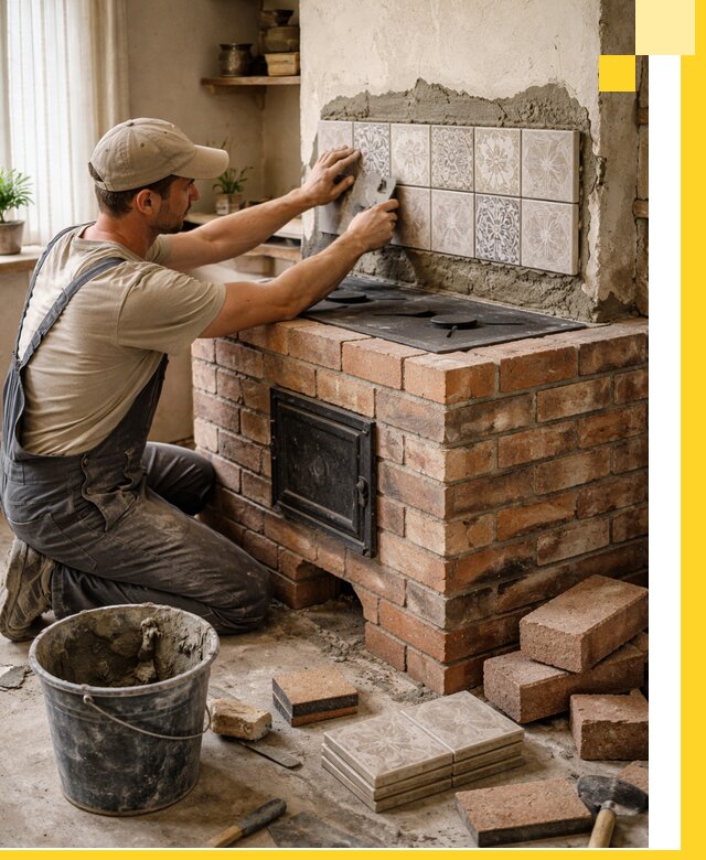 Печи с плитой на заказ монтаж гарантия и сервис в Курчатове