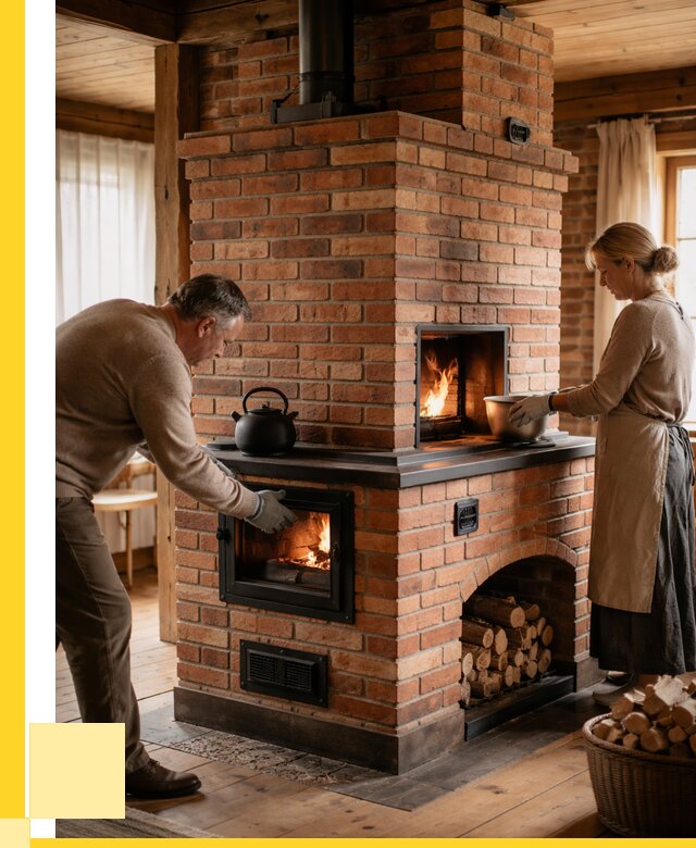 Печи для загородного дома под ключ в Курчатове от 81504 р. | ЭриданКрч