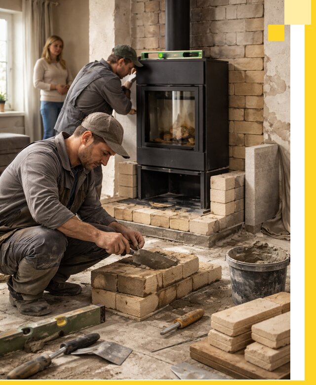 Печи и камины под ключ: проект, установка в Курчатове