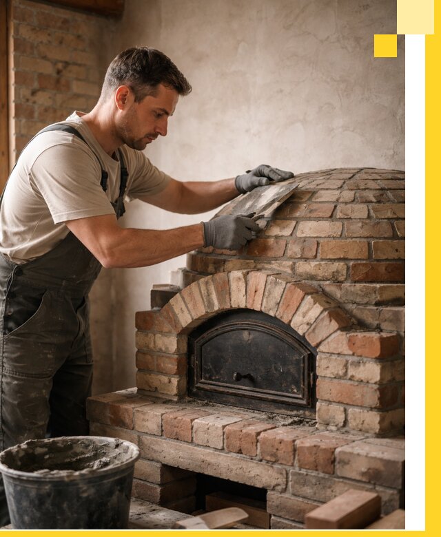 Изготовление и монтаж помпейских печей на заказ в Курчатове