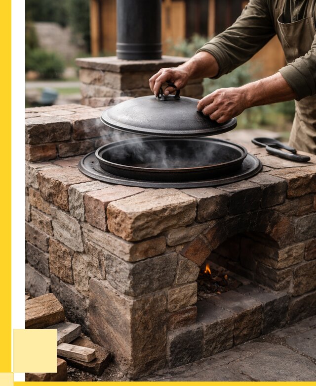 Печи для казана в Курчатове по цене от 18338 р. | ЭриданКрч