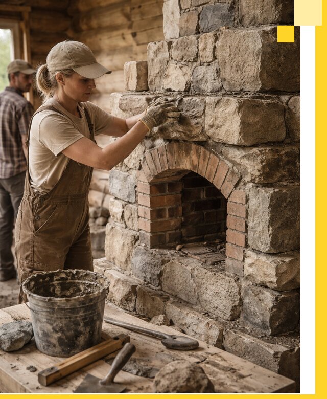 Каменные печи на заказ и монтаж в Курчатове, долговечные решения