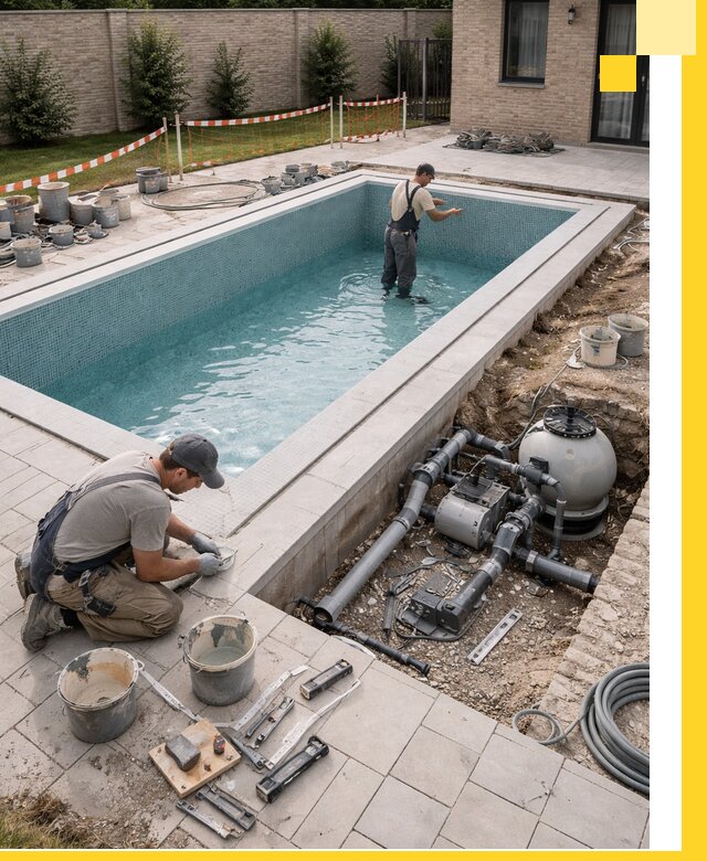 Строительство бассейнов под ключ в Курчатове: проекты и монтаж