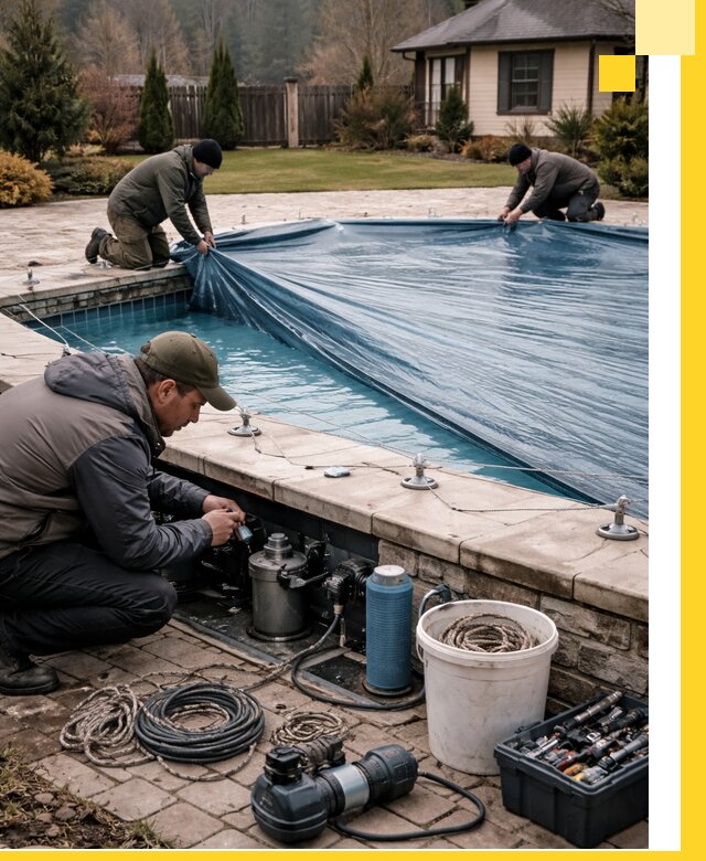 Консервация бассейнов в Курчатове: подготовка к длительному хранению