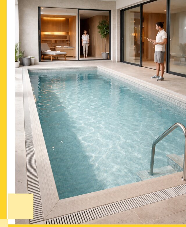 Отделка бассейна пленкой ПВХ в Курчатове от 3566 р. - ЭриданКрч