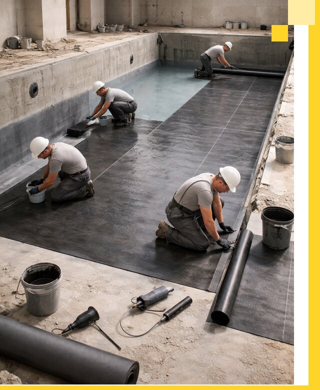 Профессиональная гидроизоляция бассейнов и чаш в Курчатове под ключ