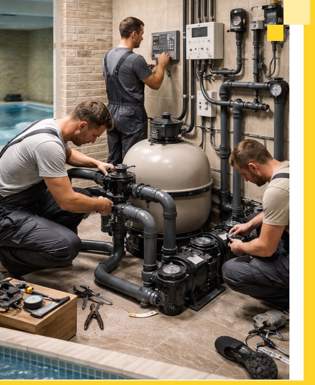 Комплексное оборудование для бассейнов под ключ в Курчатове