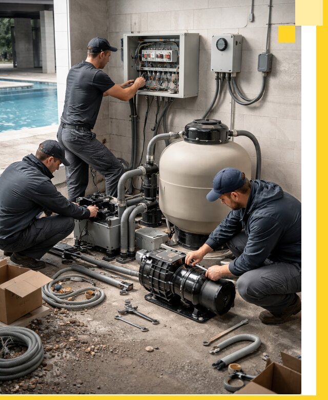 Профессиональный монтаж оборудования для бассейнов в Курчатове