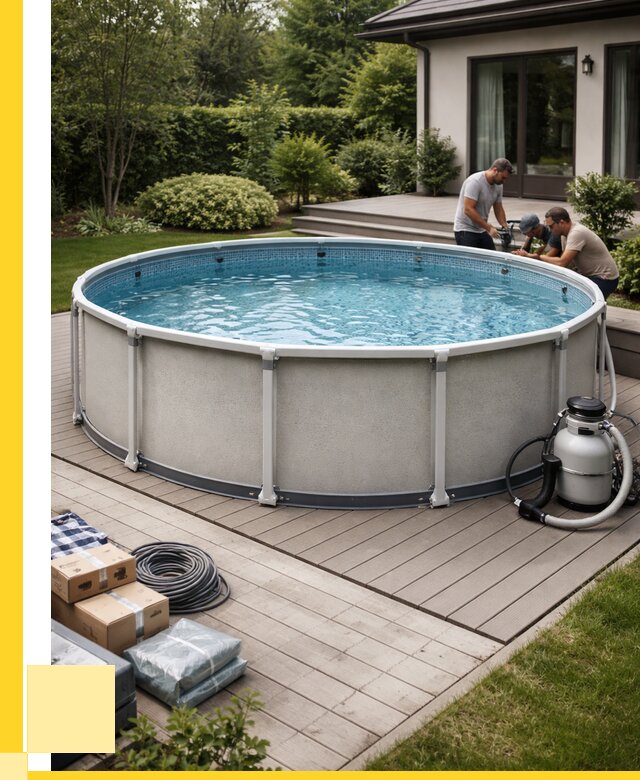 Купить каркасные бассейны в Курчатове от 45846 р. | ЭриданКрч