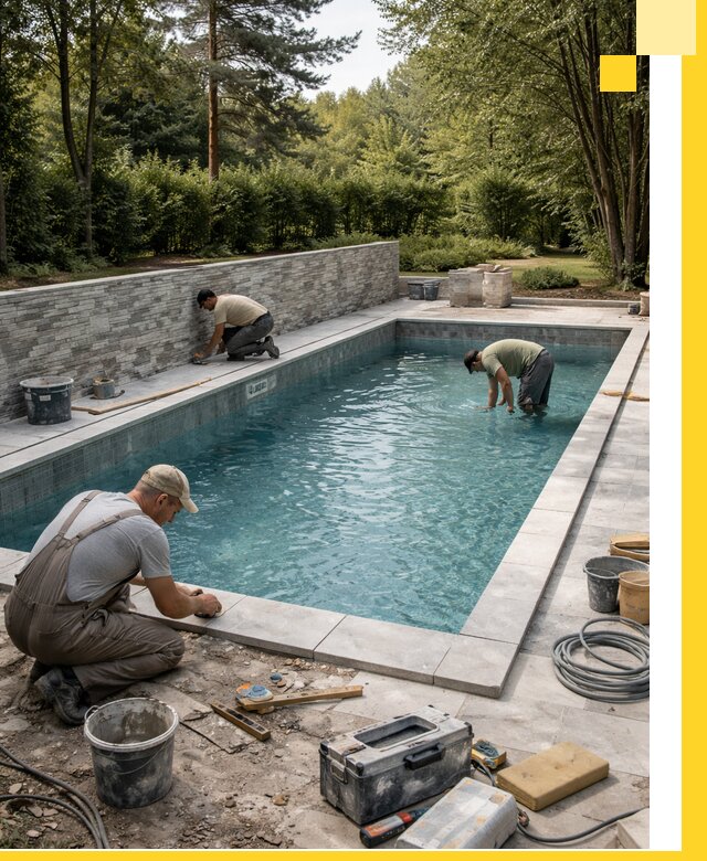 Проектирование и строительство частных бассейнов в Курчатове