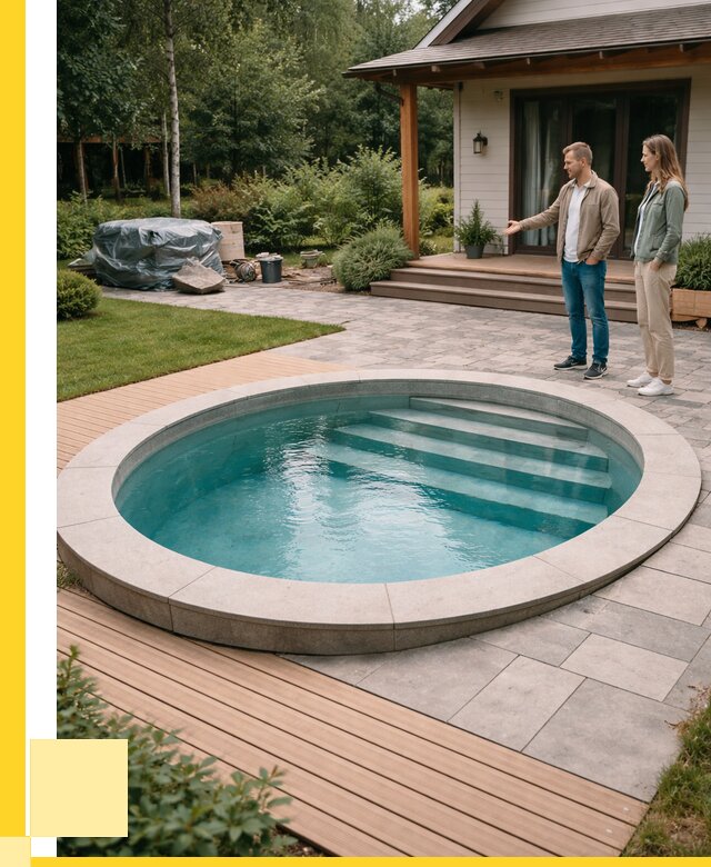 Бассейн на даче под ключ в Курчатове от 203760 р., ЭриданКрч