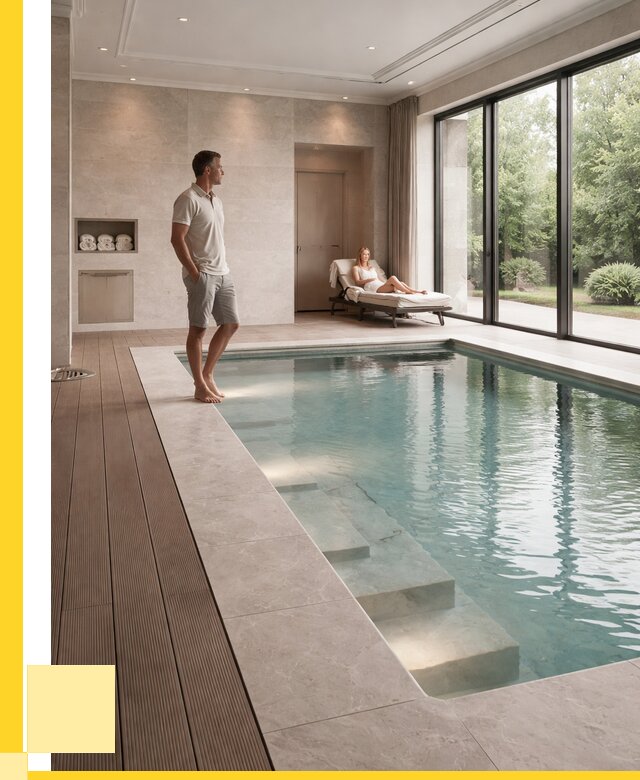 Бассейны в коттедже под ключ в Курчатове от 1222560 р. | ЭриданКрч