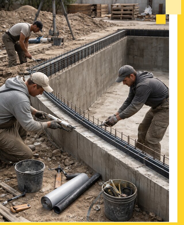 Качественный монтаж чаши бассейна в Курчатове под ключ с гарантией