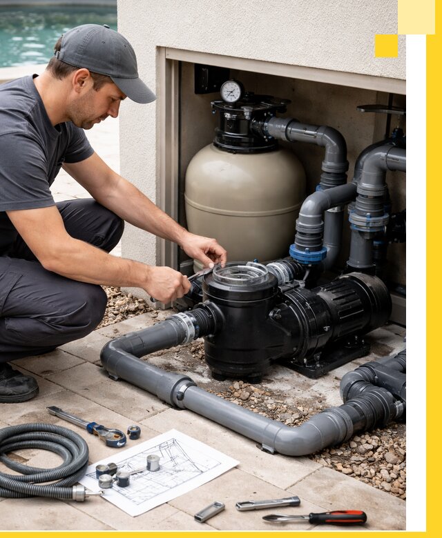 Поставка, монтаж и сервис насосов для бассейнов в Курчатове