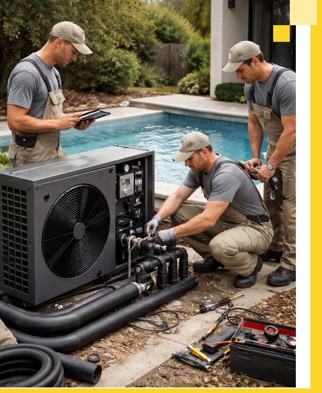 Проектирование и установка тепловых насосов для бассейнов в Курчатове