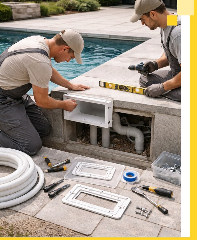 Поставка и установка скиммеров для бассейнов в Курчатове