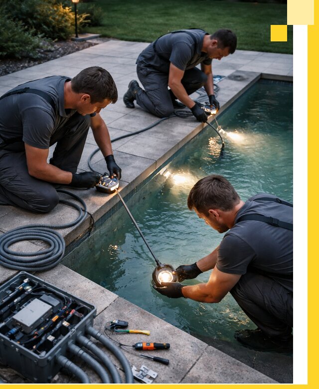 Профессиональное освещение бассейнов в Курчатове: дизайн и монтаж