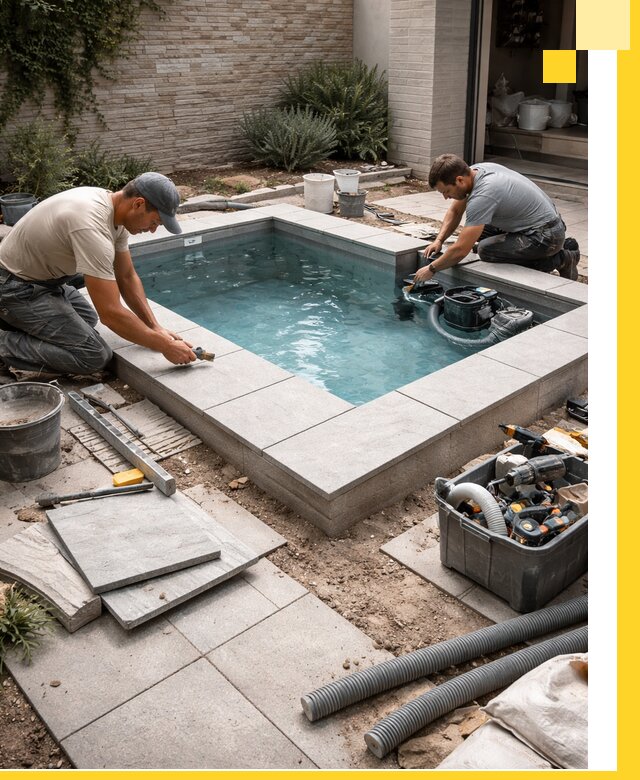 Мини бассейны под ключ в Курчатове, дизайн и установка