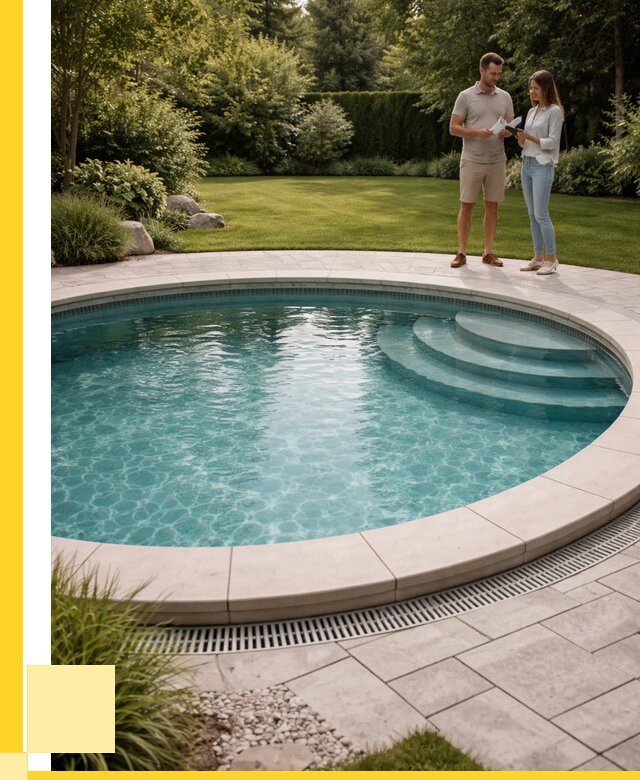 Круглые каркасные бассейны купить в Курчатове от 254700 р. | ЭриданКрч