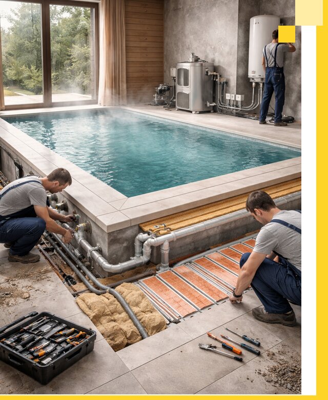 Проектирование и строительство тёплых бассейнов в Курчатове