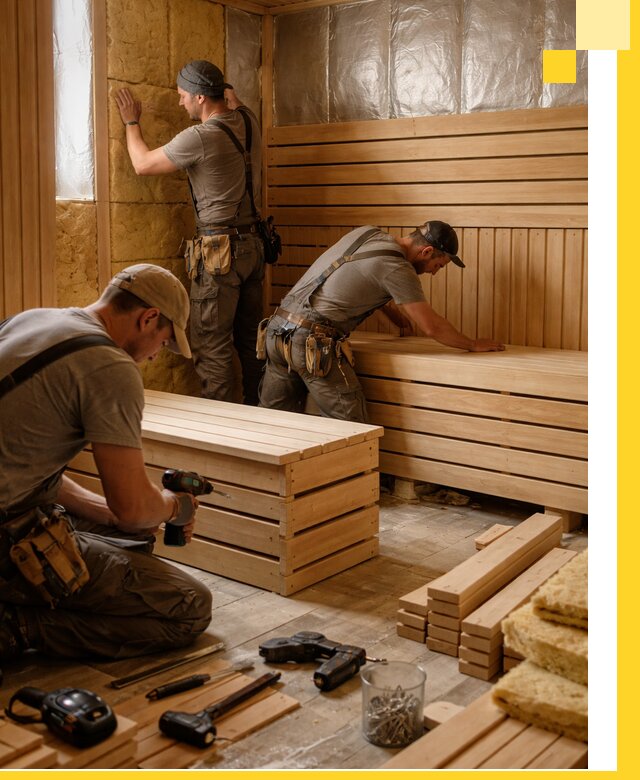 Профессиональное строительство саун под ключ в Курчатове