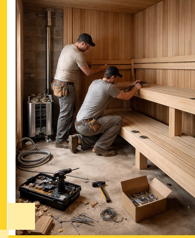 Монтаж саун под ключ в Курчатове от 122256 р. | ЭриданКрч