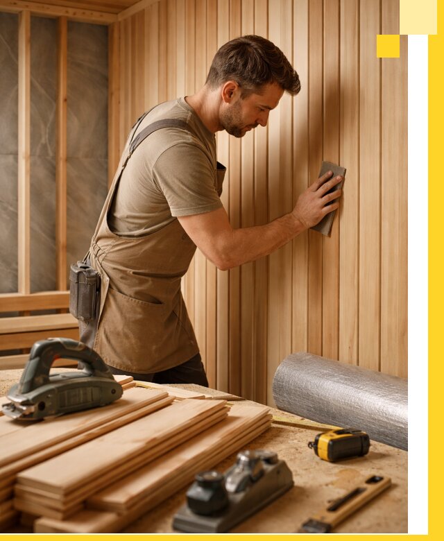 Профессиональная отделка саун и парных под ключ в Курчатове