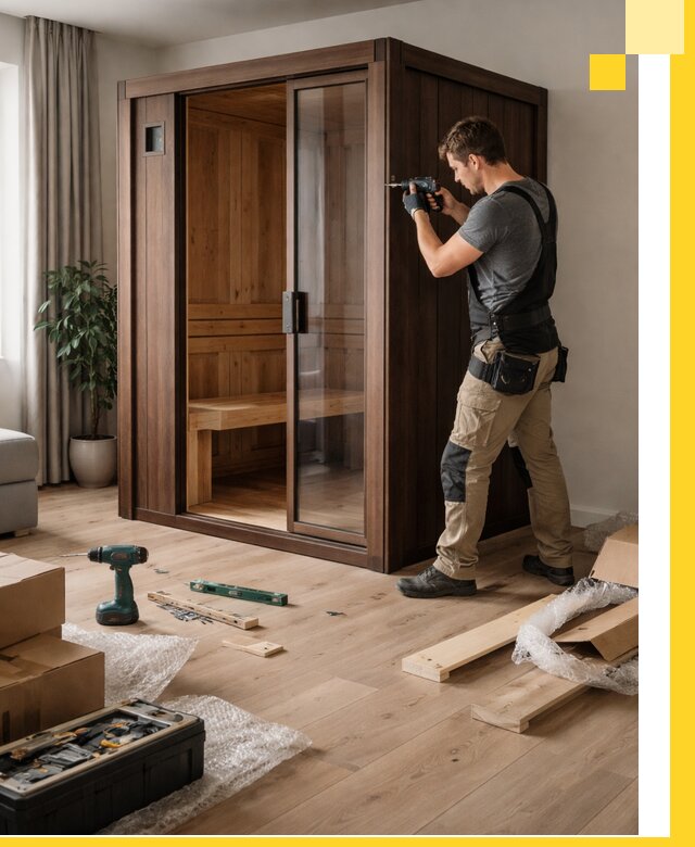 Установка и производство мини саун под ключ в Курчатове