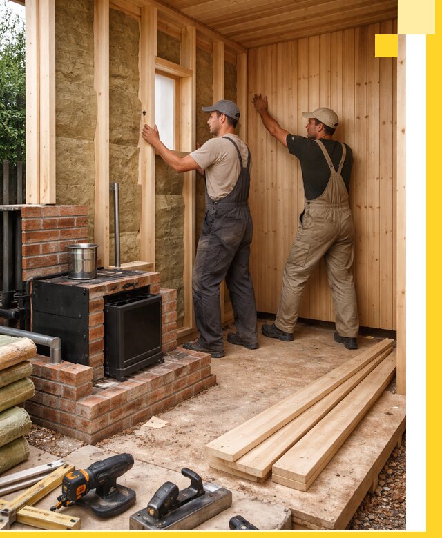 Строительство и установка дачных саун под ключ в Курчатове