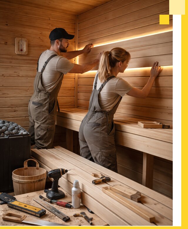 Дизайн саун и бань под ключ с индивидуальным проектом в Курчатове