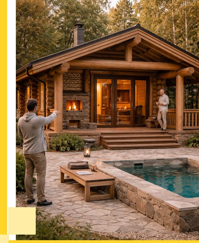 Проекты бань и хамам в Курчатове от 25470 р. | ЭриданКрч