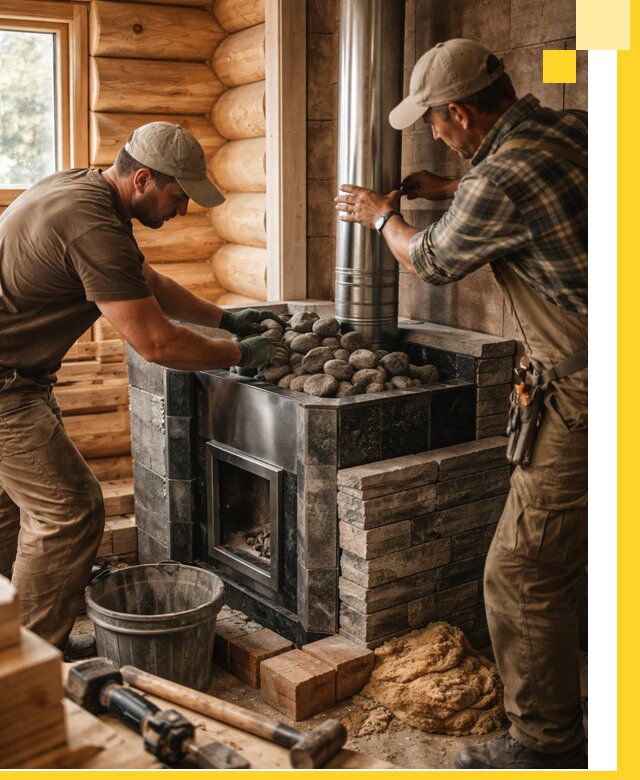 Строительство и отделка русских бань под ключ в Курчатове