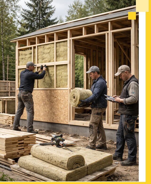 Проектирование и строительство каркасных бань в Курчатове под ключ