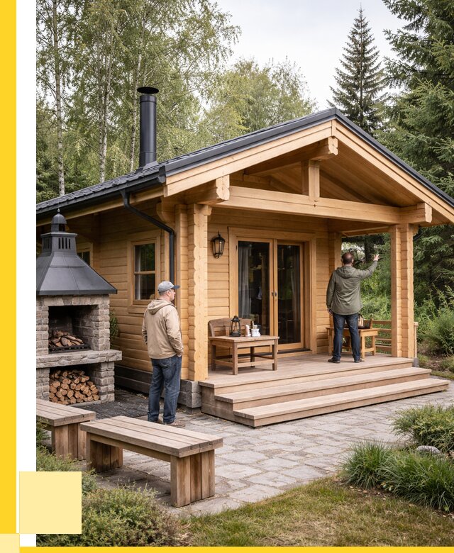 Деревянные бани под ключ в Курчатове от 458460 р. | ЭриданКрч